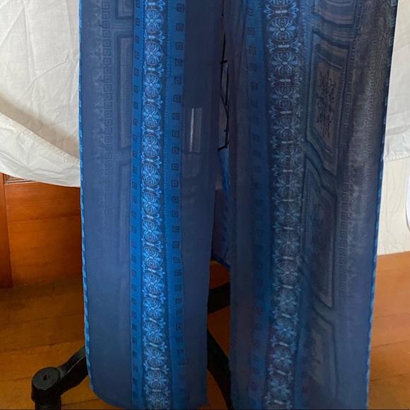 Maurices Strapless Blue Maxi Dress size S - Picture 3 of 8